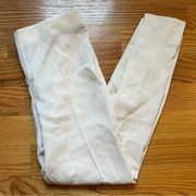 cream wool pants size 8