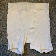 Skims Cotton Ribbed Boxer