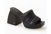 Circus by Sam Edelman Marlie Platform Mule Black Patent Women's Size 8