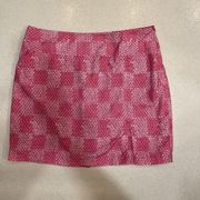 Izod pink & white golf skort size 12