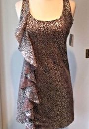 ⭐️NEW⭐️ GUESS Los Angeles Stunning Foiled Dress