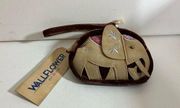 New Wallflower Elephant Wristlet Coin Purse