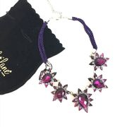 Park Lane Parisian purple rhinestone Statement Necklace