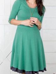 Matilda Jane Green Pastures Dress Joanna Gaines Womens Size XS