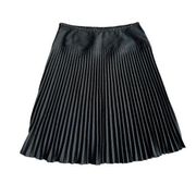 Ann Taylor Womens Size 2 Black Pleated Skirt