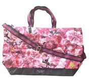 Victoria's Secret Quilted Floral Weekender Tote Bag