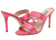 SJP by Sarah Jessica Parker 8.5 Pink Blossom Bis 90mm Satin Barbie Mule Heels