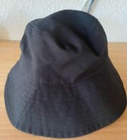 Anthropologie Black Bucket Hat