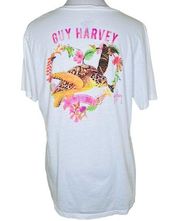 Guy Harvey Graphic Tee XXL Womens V-Neck Short Sleeve 2016 100% Cotton Casual