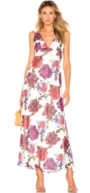 Descanso Maxi Dress in Lilac Floral