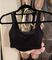 Altard State Twist Back Sports Bra Black 