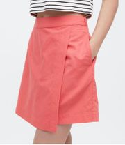 linen skort