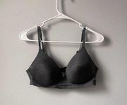 Danskins Wireless Dark‎ Gray T Shirt Favorite Bra 36D