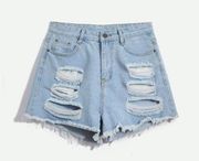 Stylish jean shorts ✨​​​​​​​​​​​​