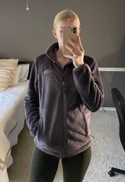 North Face Fuzzy Zip Up