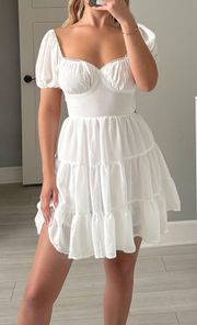 Danny Mini Dress White