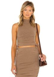 BB Dakota by Steve Madden Side Step Top in Toffee XSmal