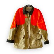 LL Bean Upland Field Coat Women’s Size Large Hunting Blaze Orange Corduroy NEW!