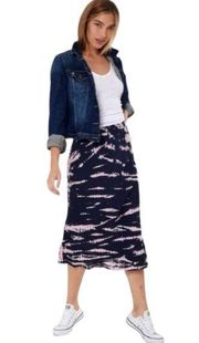 Young Fabulous & Broke Felicity Tie Dye Midi Skirt S