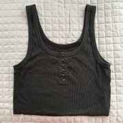 Aerie Ribbed Crop Top Tank