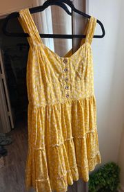 Yellow Floral Sundress