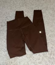 Lululemon Java Wunder Train 28” Leggings Size 2