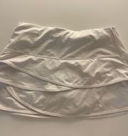 White Tennis Skort