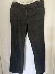 Talbots Black Straight Jeans Size 6 Petite