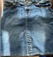 LILLY PULITZER Denim Skirt size 10- Y2K