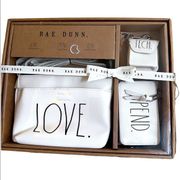 Rae Dunn Love Crossbody Card Case and AirPod set NEW