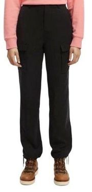 SCOTCH & SODA LARA HIGH RISE STRAIGHT LEG CARGO PANT IN BLACK SIZE MEDIUM NWT