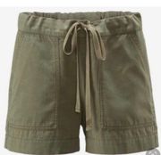 CAbi Goldie Olive Green Drawstring Shorts - #5110 - M