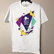 Ripple Junction Gavin Dempsey TACO BELL Geo Print Graphic Crew Neck T-Shirt