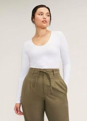 NWT Everlane The Supima® Form Ballet Neck Tee