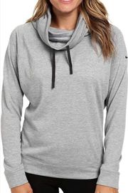 Nike  Dri-Fit Women’s Obsessed Infinity Cover Up Black Grey Pullover Size  Medium