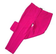 NWT THEORY Tailor Trouser C in Magenta Pink Admiral Crepe Crop Pants 2 $245