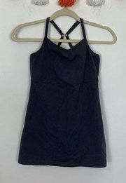 Beyond Yoga Multicross Camisole Gray Size Large