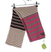 Vera Bradley Striped Knit Scarf Cranberry Magenta NWT