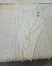 White Linen Beach Pants