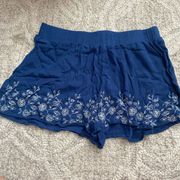 Blue shorts