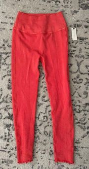 coral  leggings