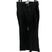 Lane Bryant Black Wide Leg Denim