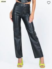 Black Leather Pants