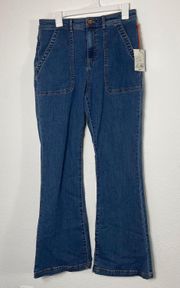 NWT  High Rise Flare Anywhere Jeans