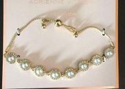 New AV dressy Gold & Pearls Bracelets Slider