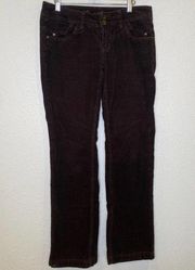 Esprit Chocolate Brown Bootcut Corduroys EUC Sz 8 Cotton Women’s Casual