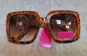 NWT Betsey Johnson Large Sunglasses with Butterfly Wings