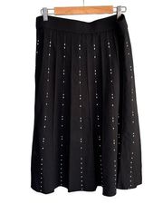 H & M NWT Pleated A-Line Midi Skirt - size Large