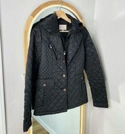 Laundry by Shelli Shegal black quilted jacket