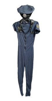 Lieutenant Ivana Misbehave Halloween Costume Blue Size Small